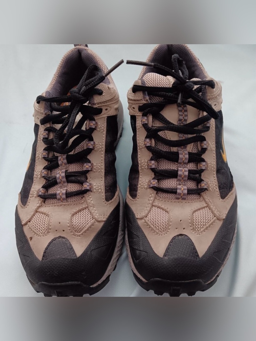 Nike Beige, Black & Orange Trail Sneakers - Picture 2 of 7